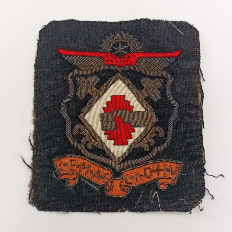 Vintage L.E.M.A.S - Locomotive Engineers Mutual Aid Society cloth badge
