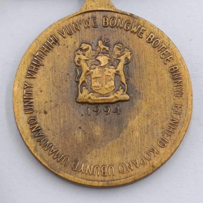 SADF Unity medal plus miniature #069381