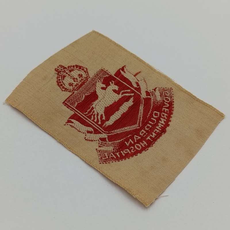 Vintage Durban Government Hospital cloth badge