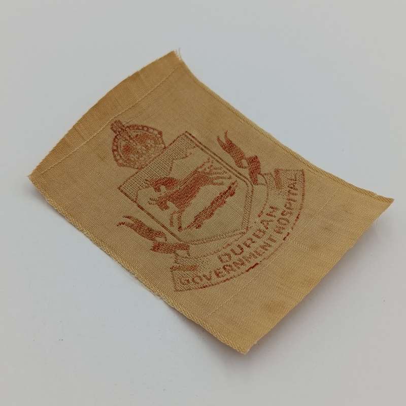 Vintage Durban Government Hospital cloth badge