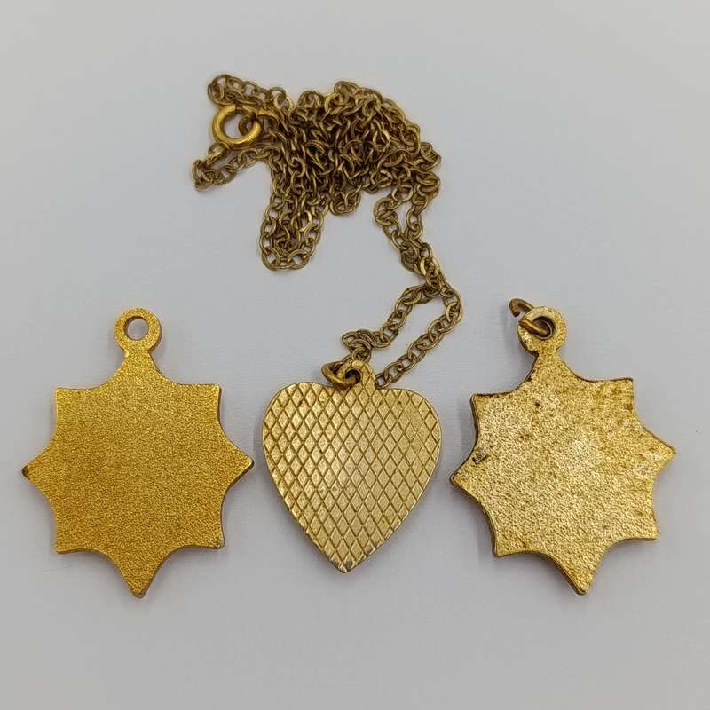 Lot of vintage SA Police pendants and charms