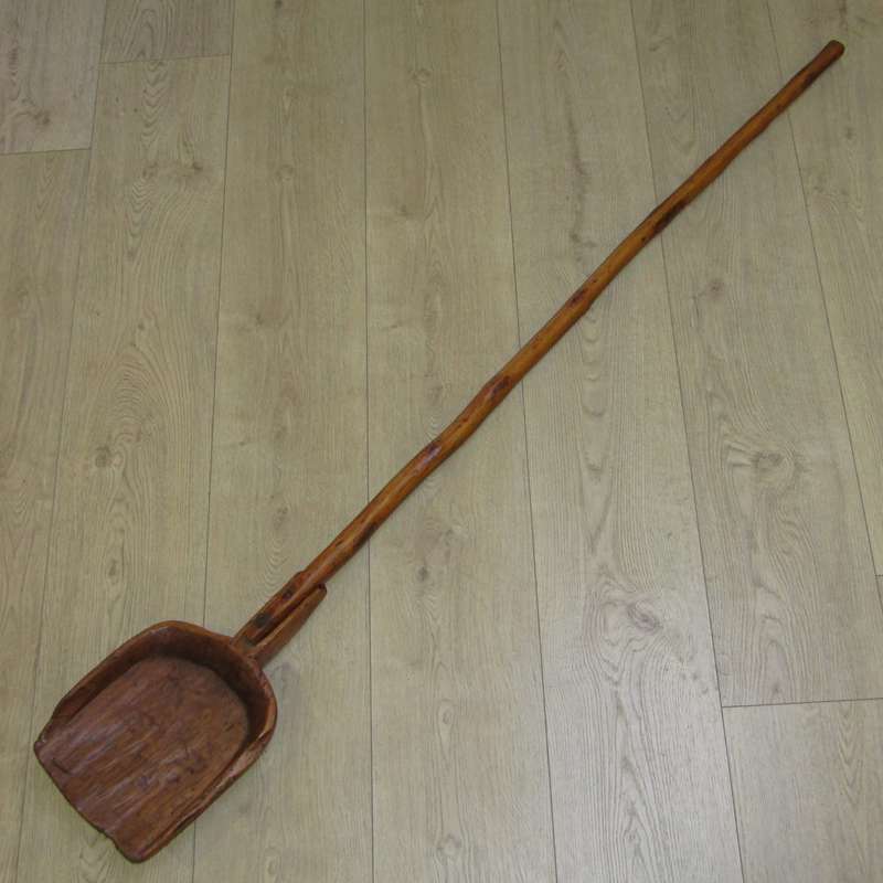 Antique 19th century wooden grain shovel/winnowing scoop
