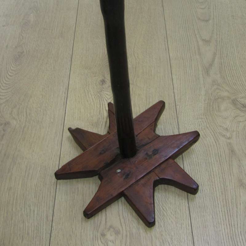 Antique wooden butter churn with stomper