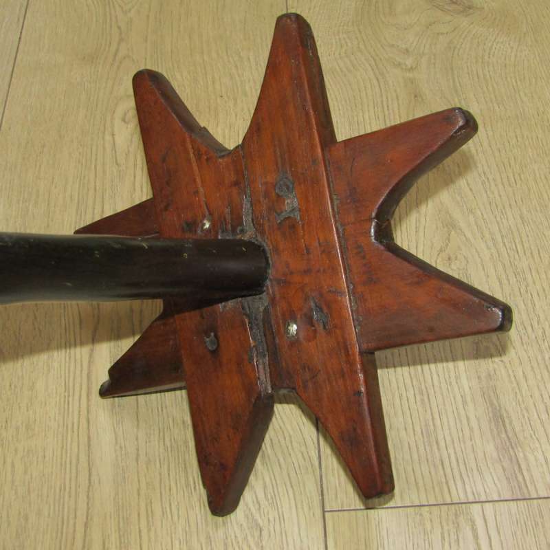 Antique wooden butter churn with stomper