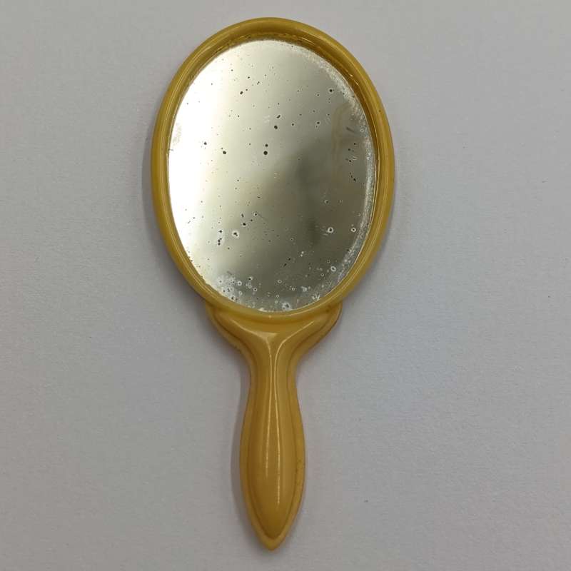 Antique Cleghorn and Harris Cape Town miniature mirror and comb - Compliments of the season 1897
