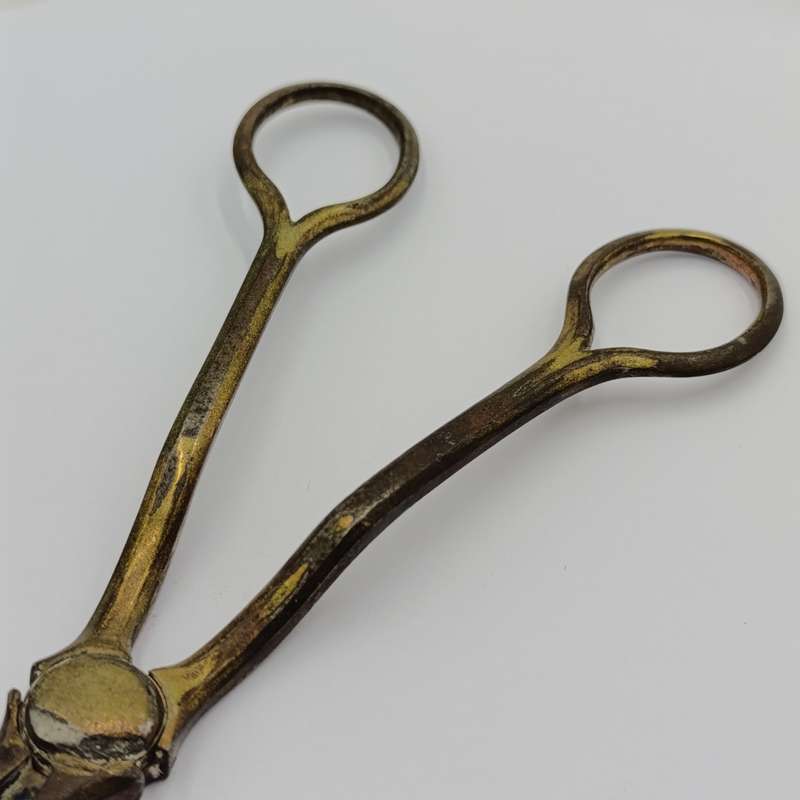 Antique silver plated grape shears