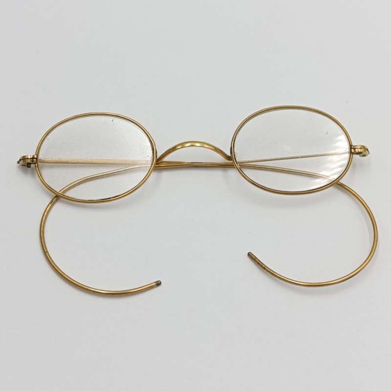 Pairs of Antique prescription glasses in case