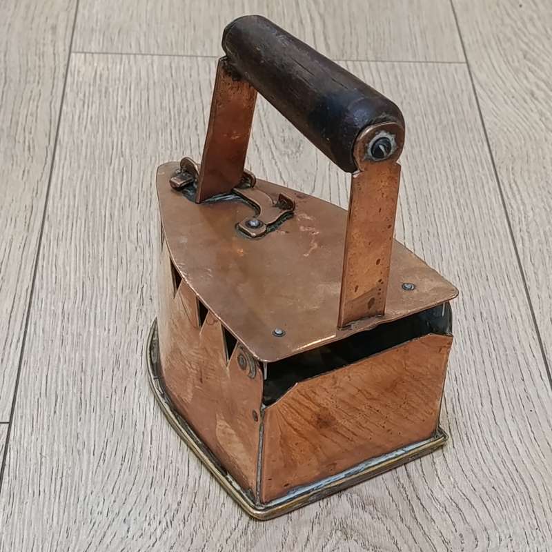 Beautiful antique copper coal Sad iron