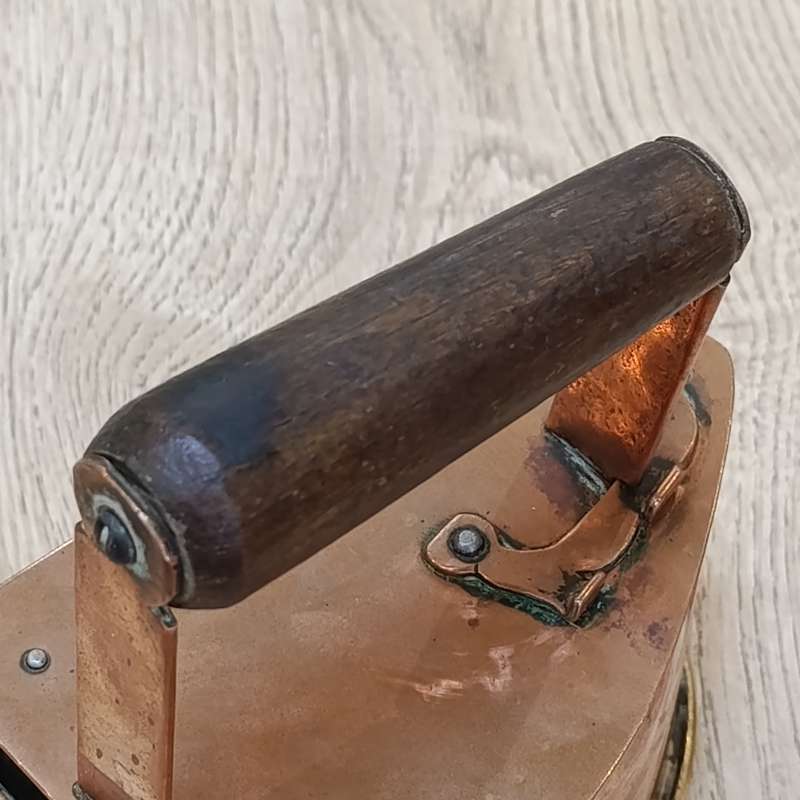 Beautiful antique copper coal Sad iron