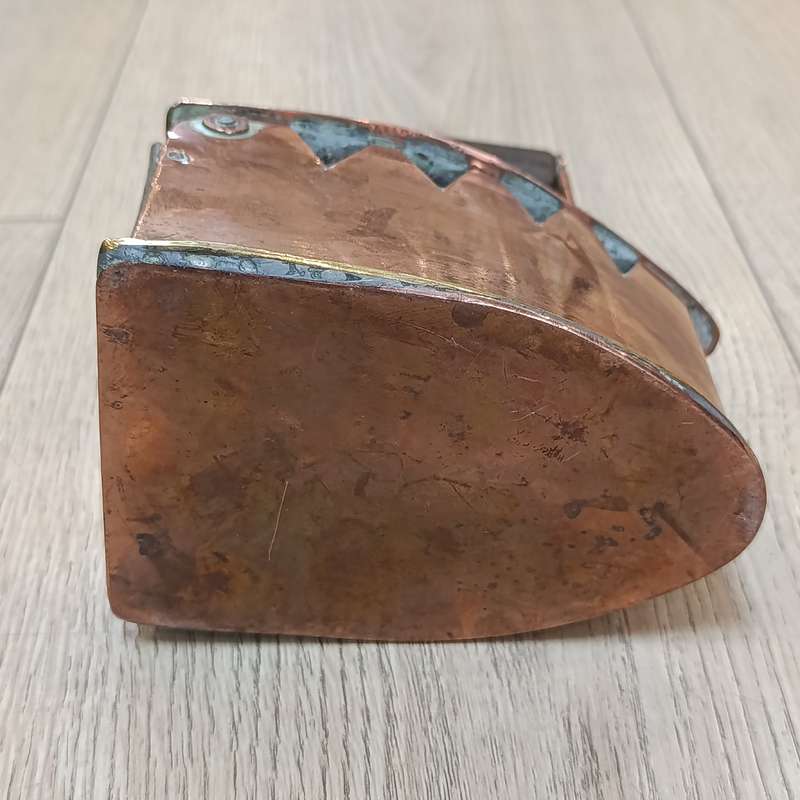 Beautiful antique copper coal Sad iron