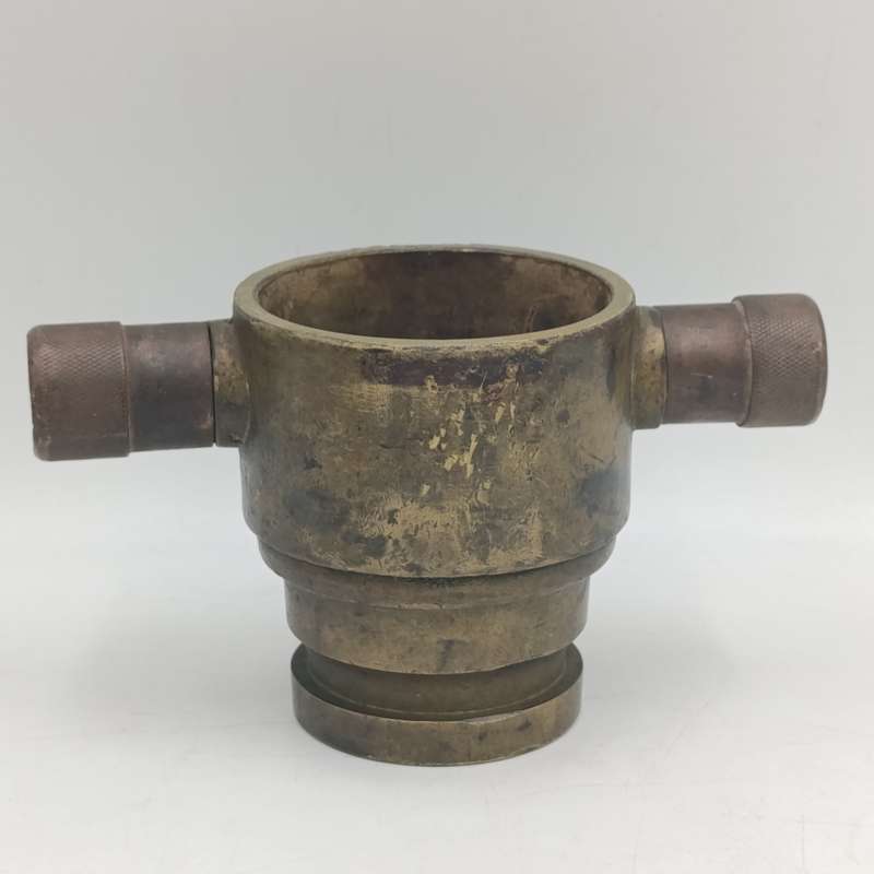Vintage brass fire nozzle adapter