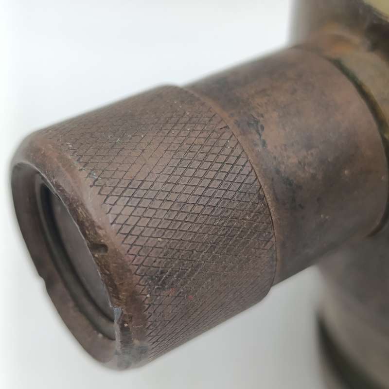 Vintage brass fire nozzle adapter