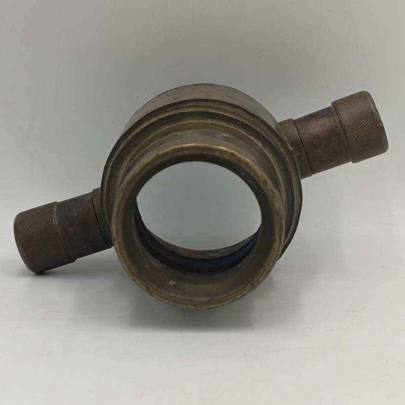 Vintage brass fire nozzle adapter