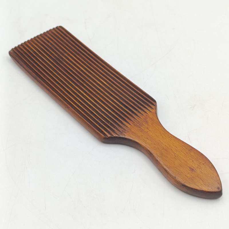 Antique wooden butter mould with spatula