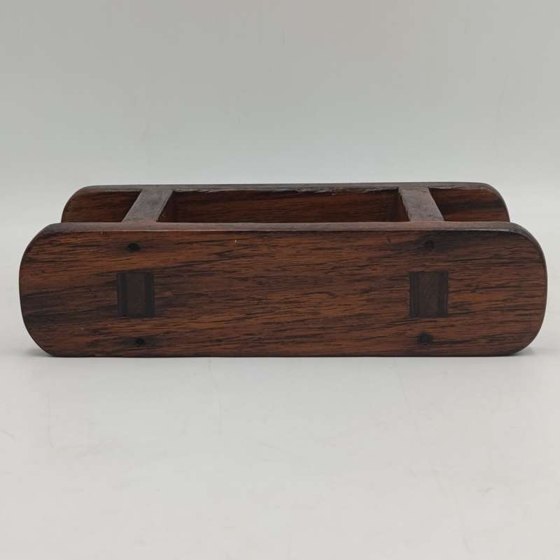 Antique wooden butter mould with spatula