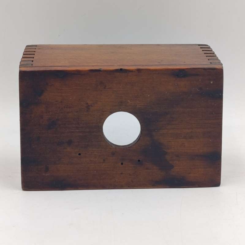 Antique wooden butter mould and press