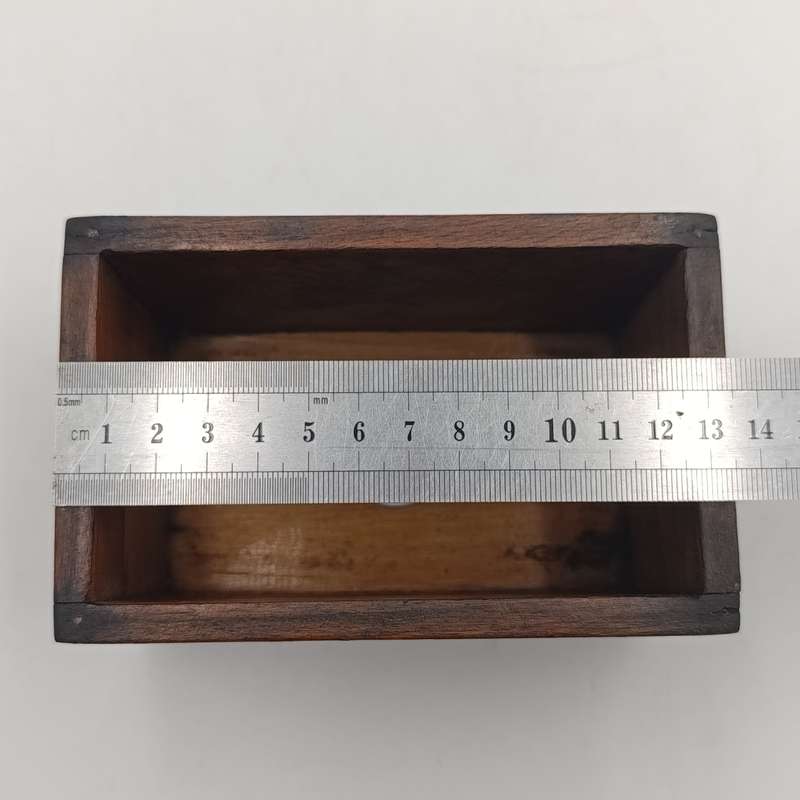 Antique wooden butter mould and press