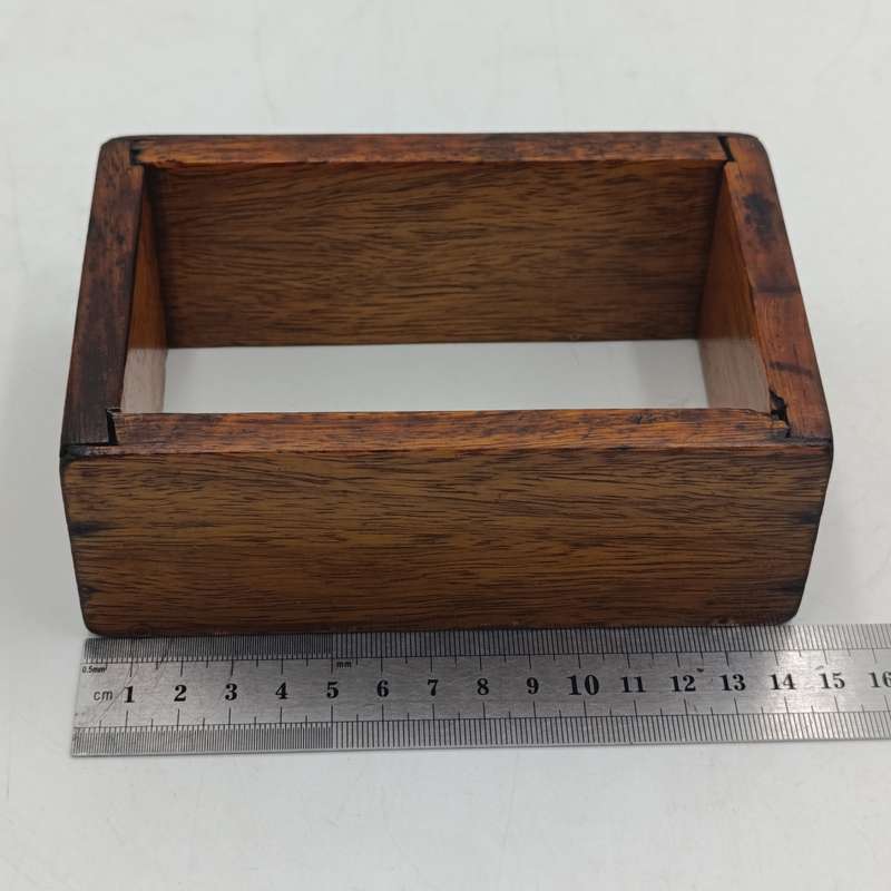 Antique wooden butter mould with spatula