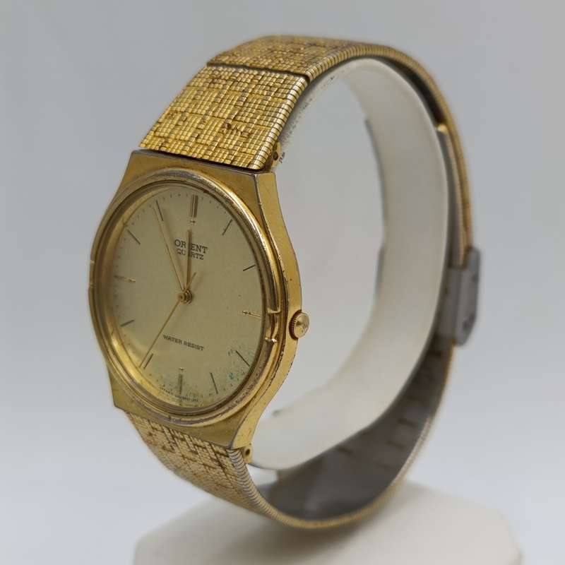Orient Quartz Gold colour men's watch - working