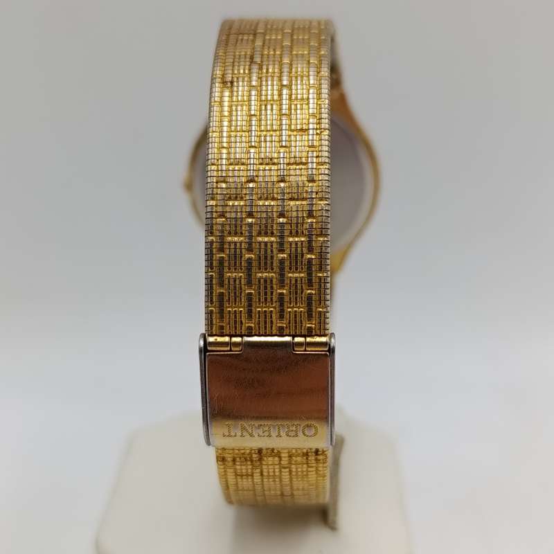 Orient Quartz Gold colour men's watch - working