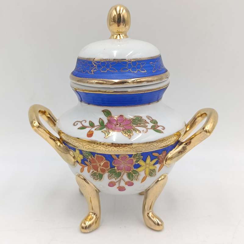 Vintage Chinese porcelain tea for two set