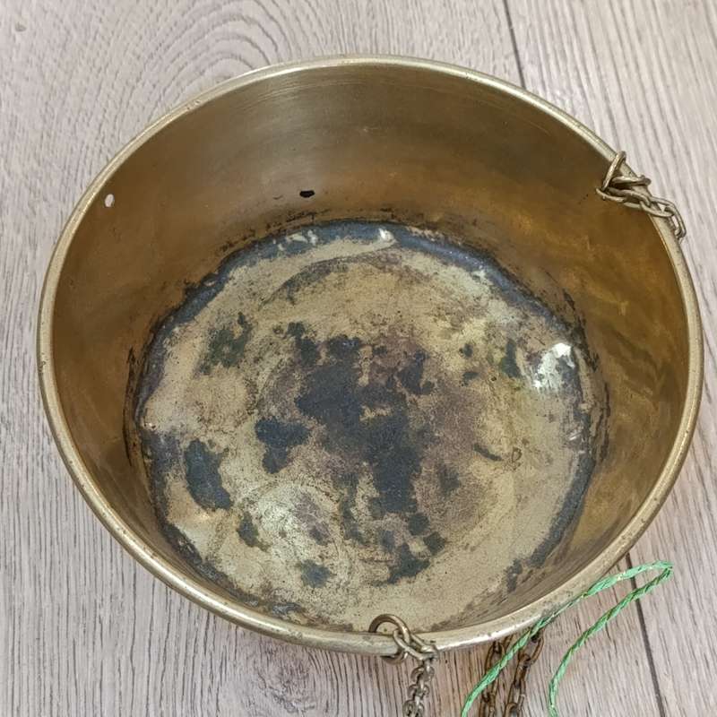Antique brass hanging balancing scale