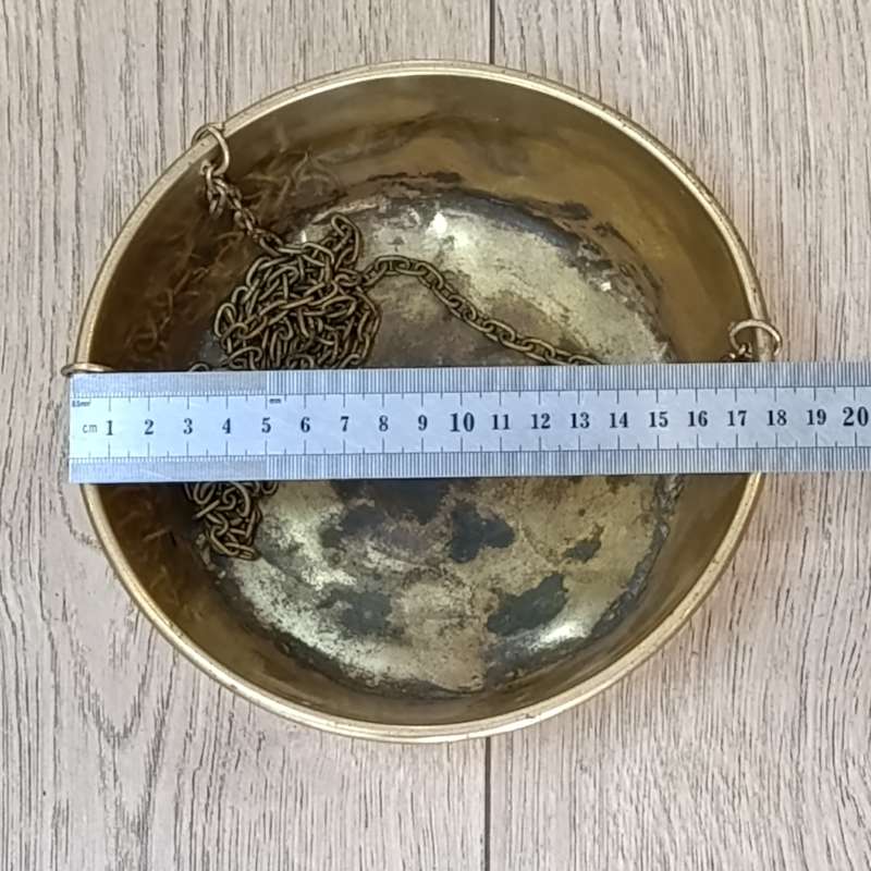 Antique brass hanging balancing scale