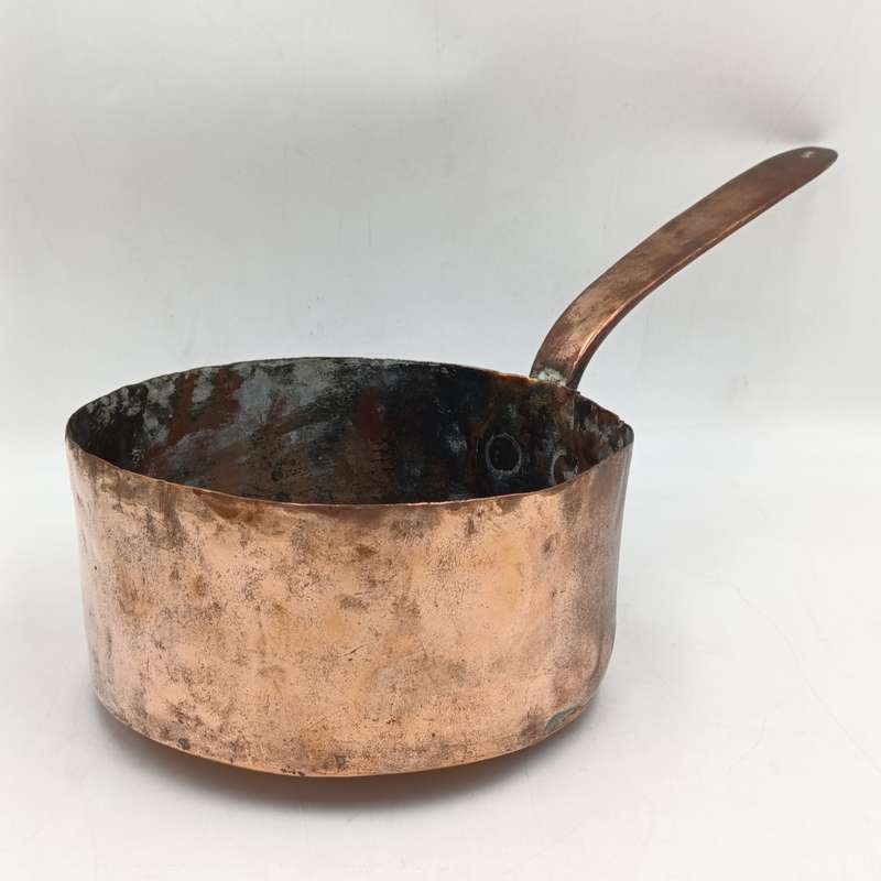 Antique Copper pot with handle