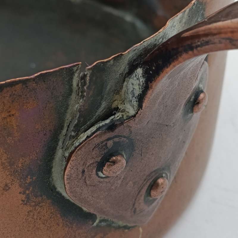 Antique Copper pot with handle
