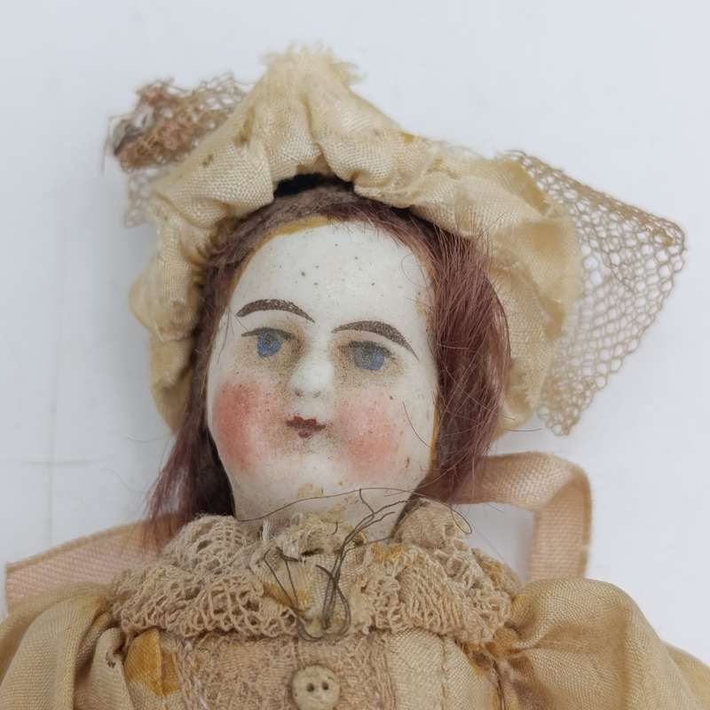 Antique bisque doll 22cm long, hands and feet intact