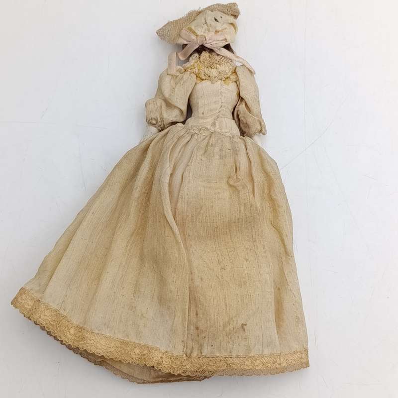 Antique bisque doll 22cm long, hands and feet intact