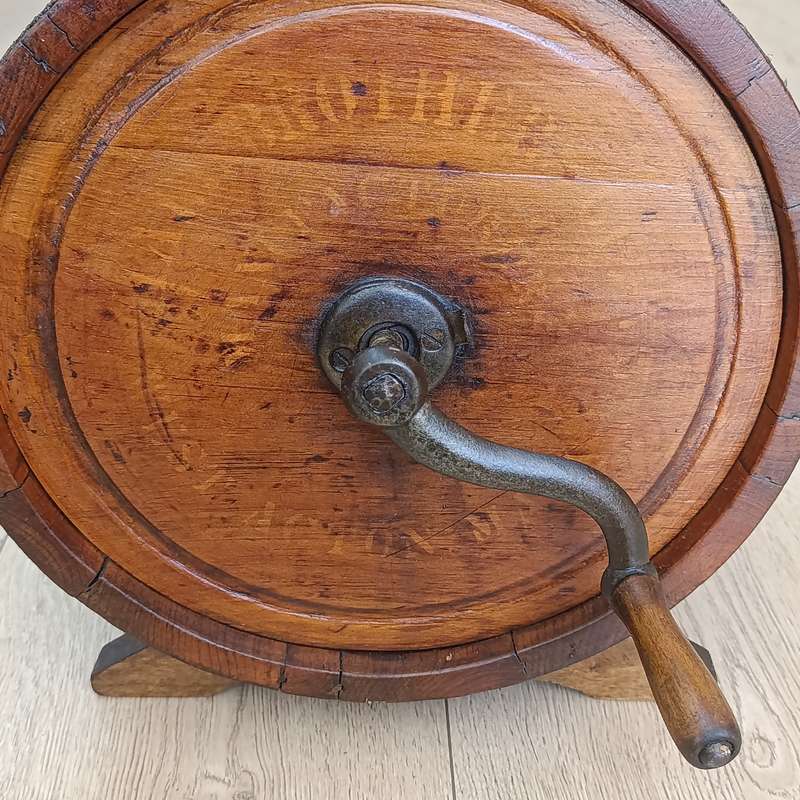 Antique wooden hand butter churn