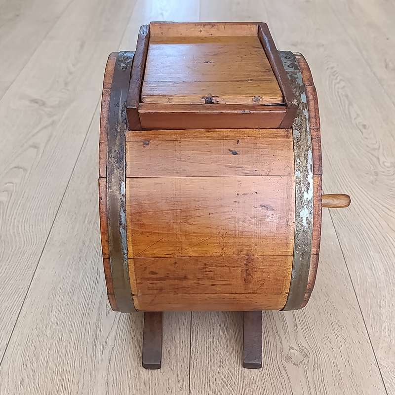 Antique wooden hand butter churn