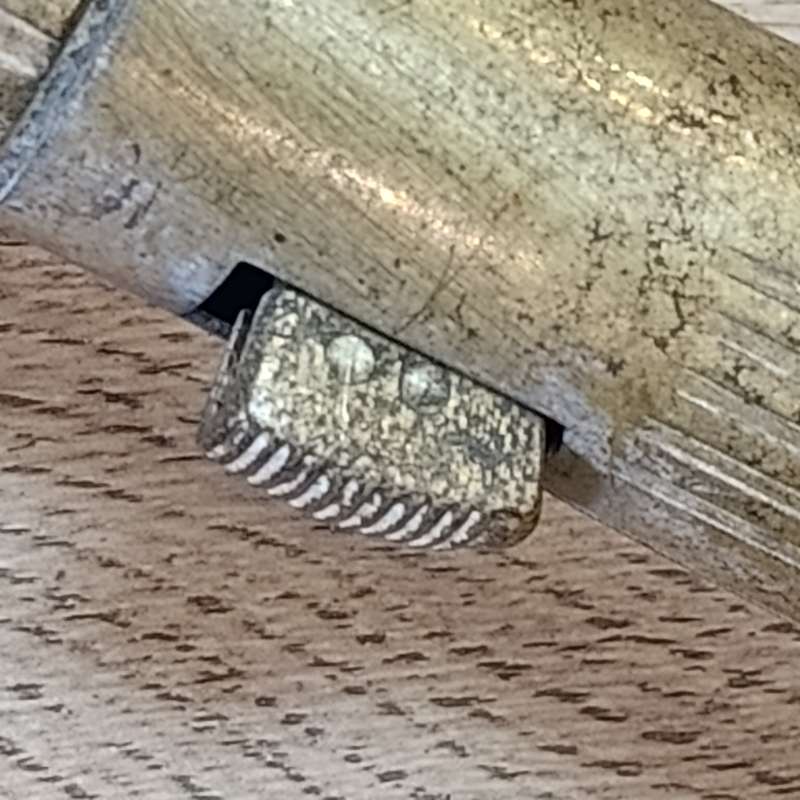 Antique brass cutting torch attachment