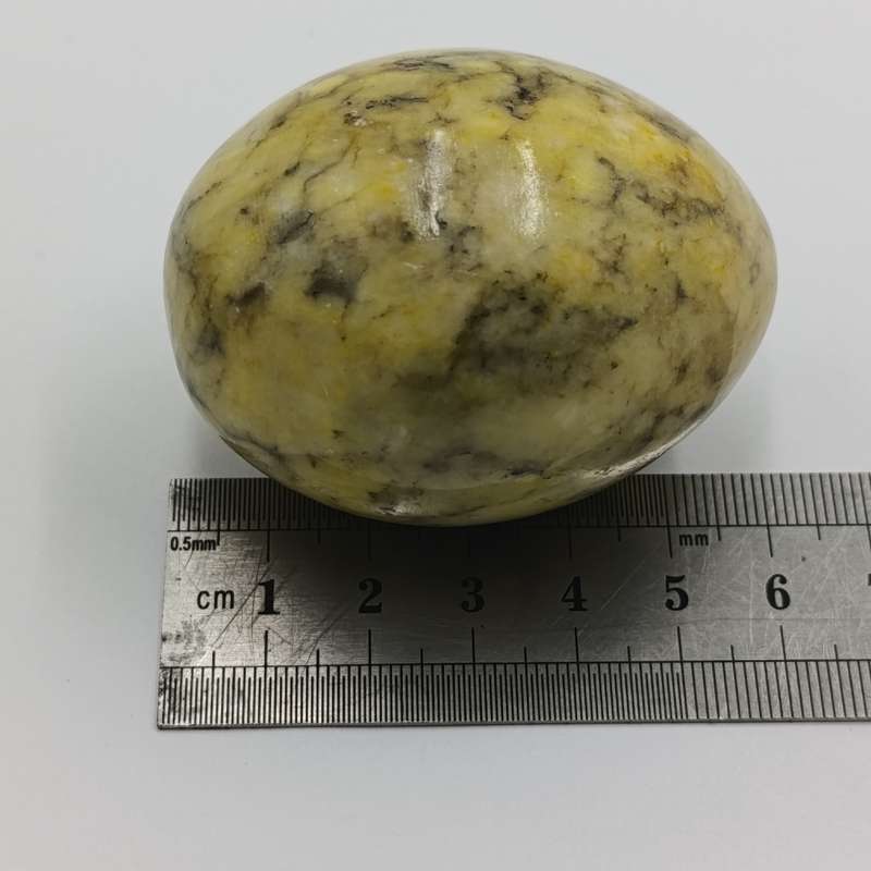 Pair of vintage Alabaster stone eggs