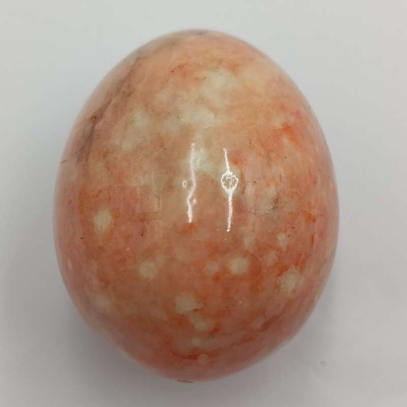 Pair of vintage Alabaster stone eggs