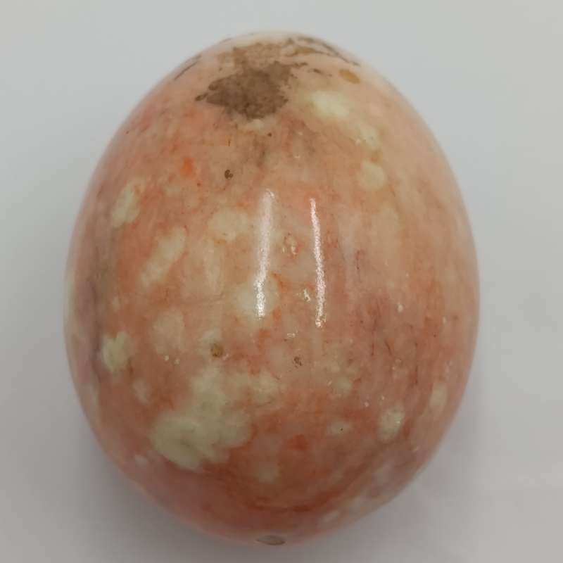 Pair of vintage Alabaster stone eggs