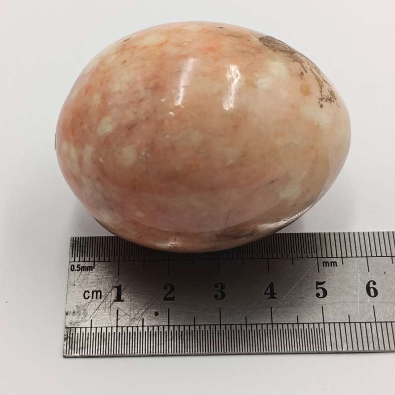 Pair of vintage Alabaster stone eggs