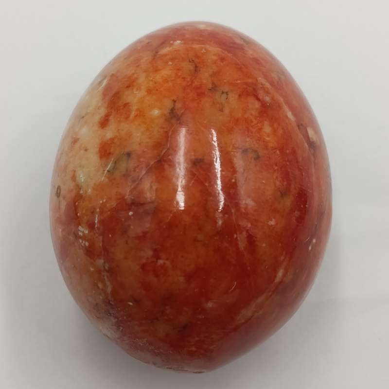 Pair of vintage Alabaster stone eggs