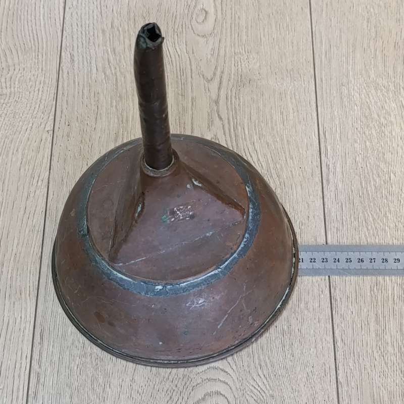 Vintage Copper funnel - food grade inner coating