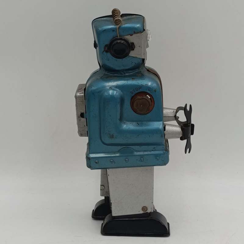 Vintage Zoomer the Robot Mechanical Toy - Eyes light up, But needs attention