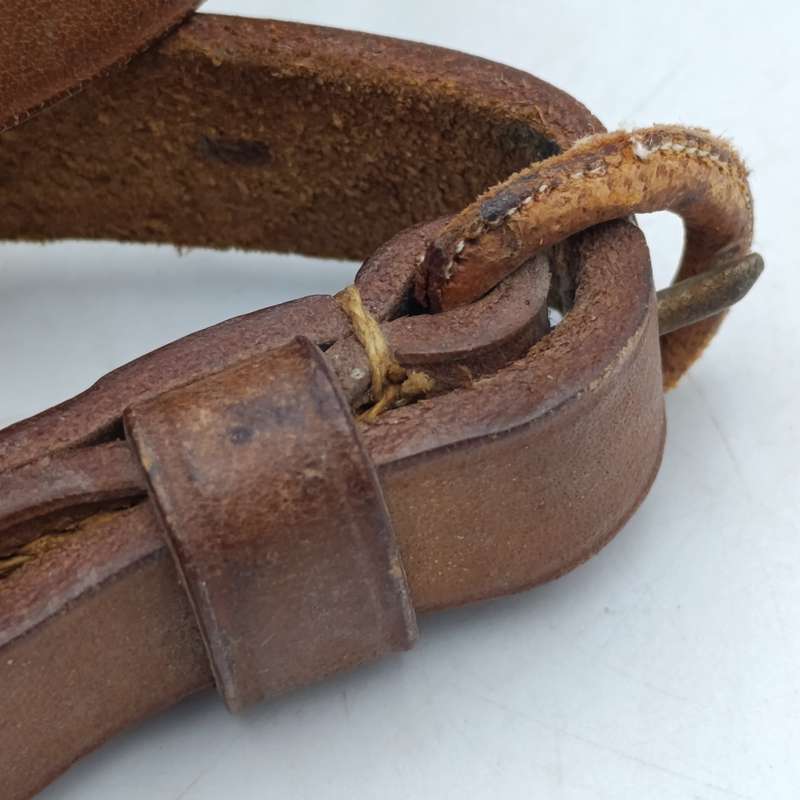 Antique Prismatic surveyors compass in leather pouch