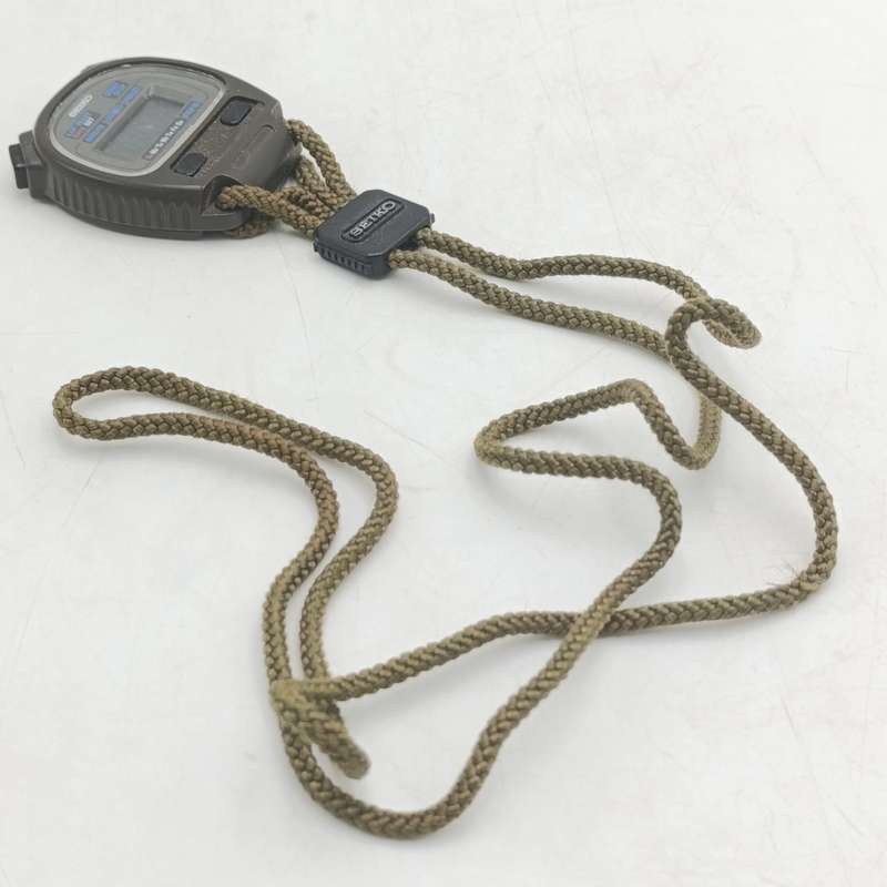 Seiko digital quartz stopwatch 5023-5000 - working - in case