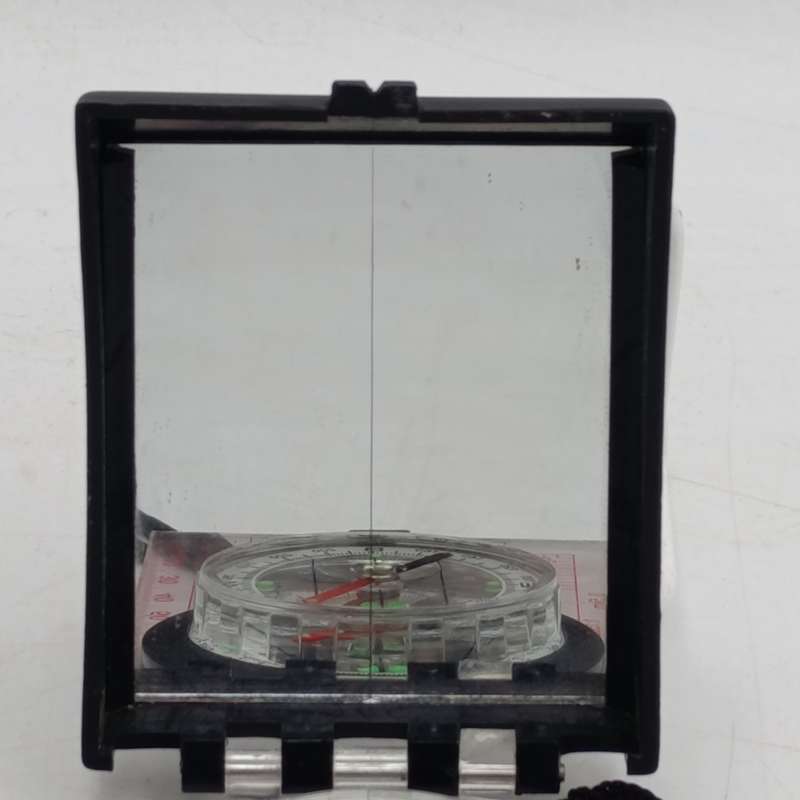 Ultratec mirror pocket compass in pouch