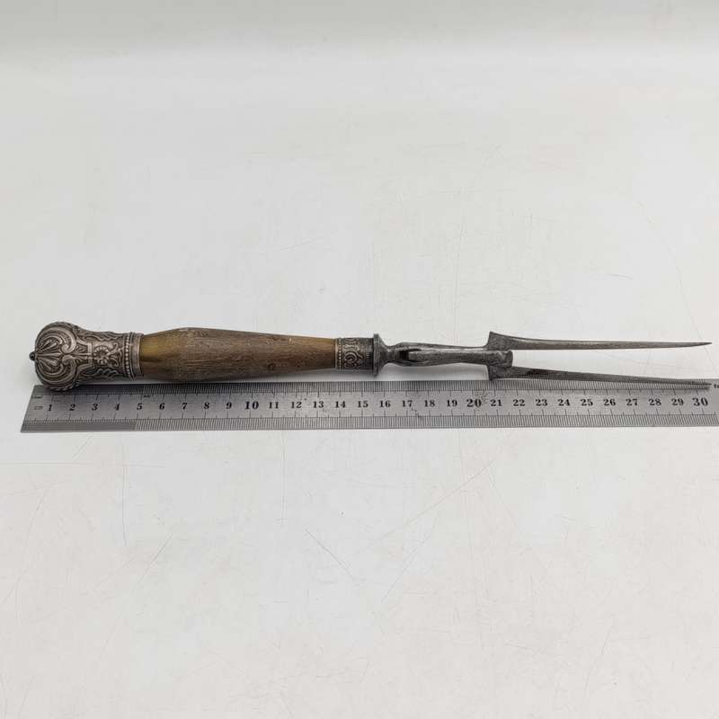 John Wait England late 1800's cutlery set with bone handles
