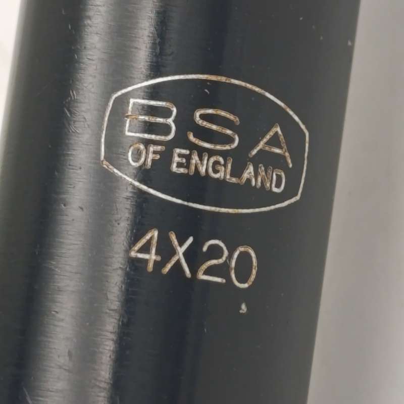 Vintage BSA 4x20 rifle Scope No. 109420