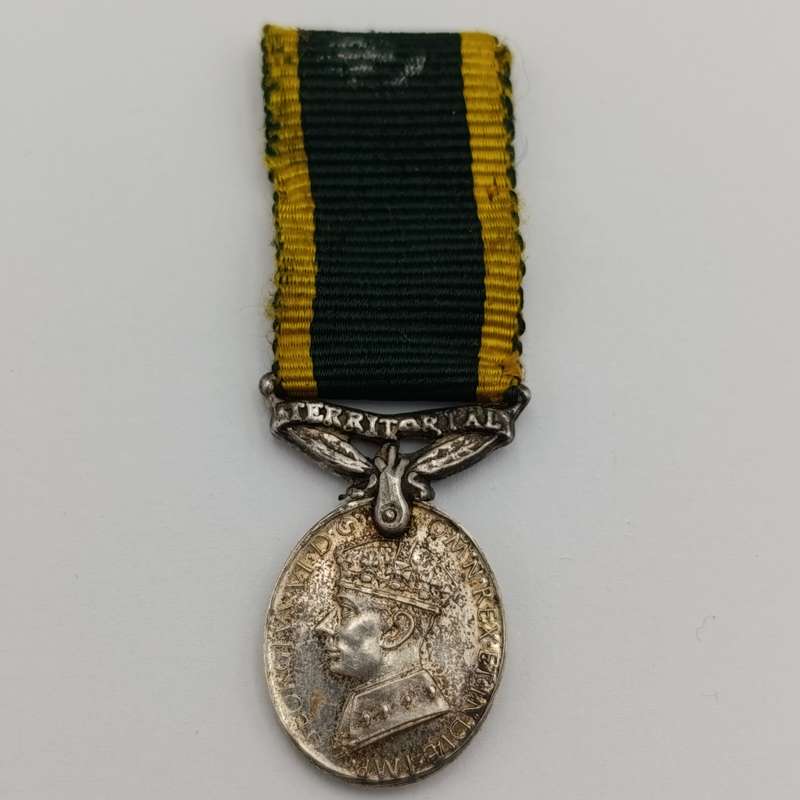 WW2 Efficiency medal miniature