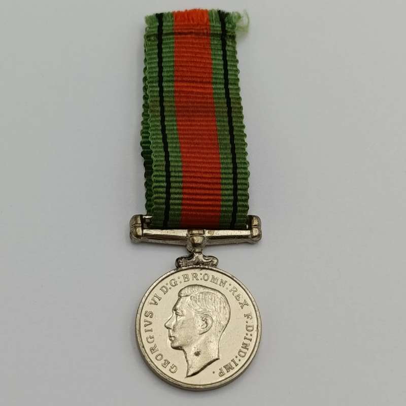 WW2 The Defence medal miniature