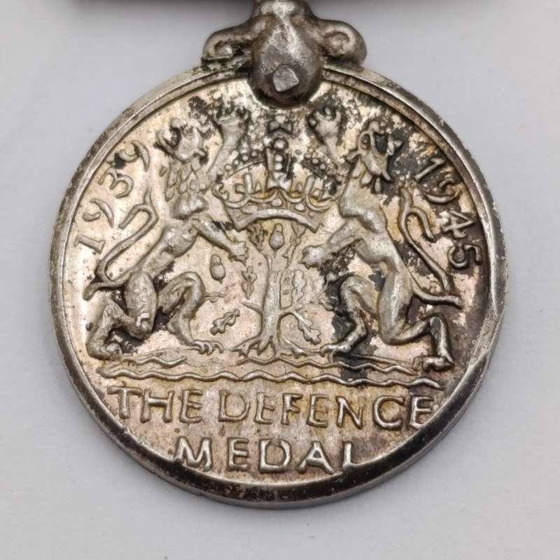 WW2 The Defence medal miniature