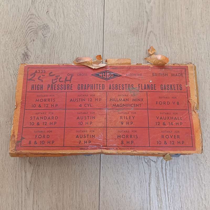 Vintage Nubo High Pressure Graphited Asbestos flange Gaskets